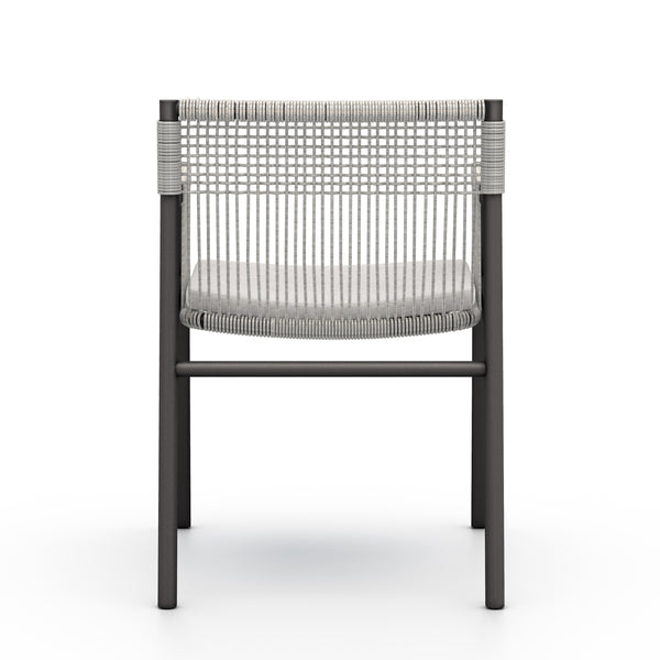 Shuman Outdoor Dining Chair In Stone Grey