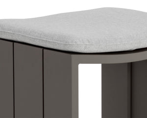 VERIN BARSTOOL - WARM GREY - GRACEBAY LIGHT GREY