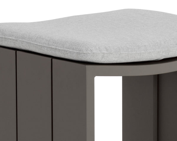 VERIN BARSTOOL - WARM GREY - GRACEBAY LIGHT GREY