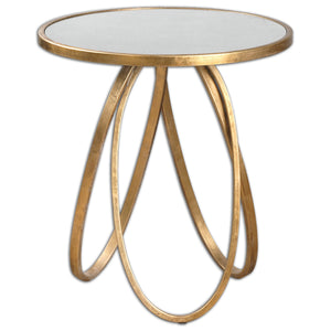 Montrez Gold Accent Table