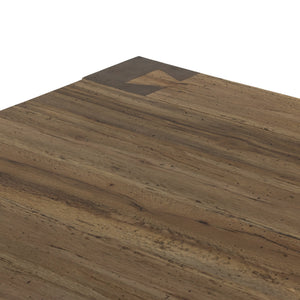 Abaso Coffee Table In Rustic Wormwood Oak