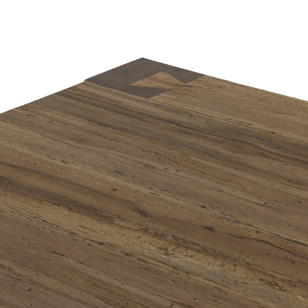 Abaso Coffee Table In Rustic Wormwood Oak