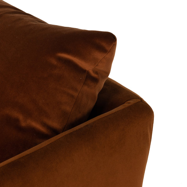 Whittaker Swivel Chair In Bleecker Rust