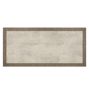 Efron Solid Wood Dining Table 84" - Distressed Gray/Antique White