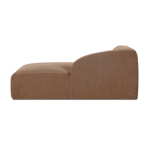 Isla Right Arm Facing Chaise in Mocha