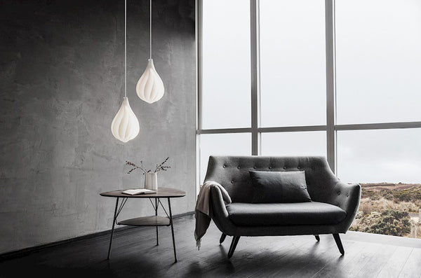 Alva Plug-In Pendant with White Cord