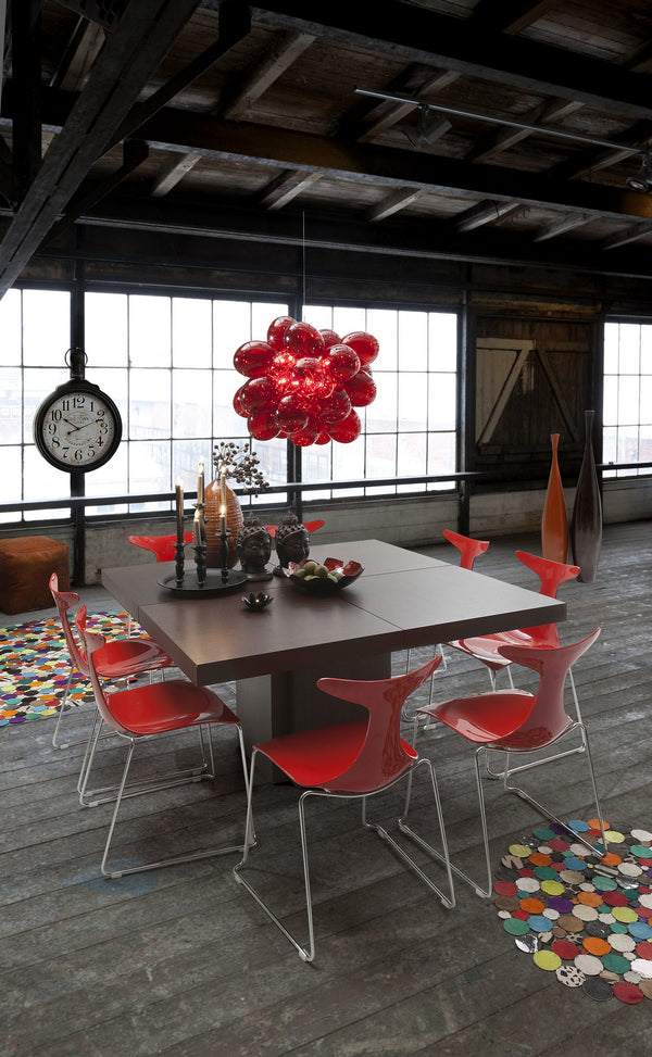 dusk 51" dining table in chocolate