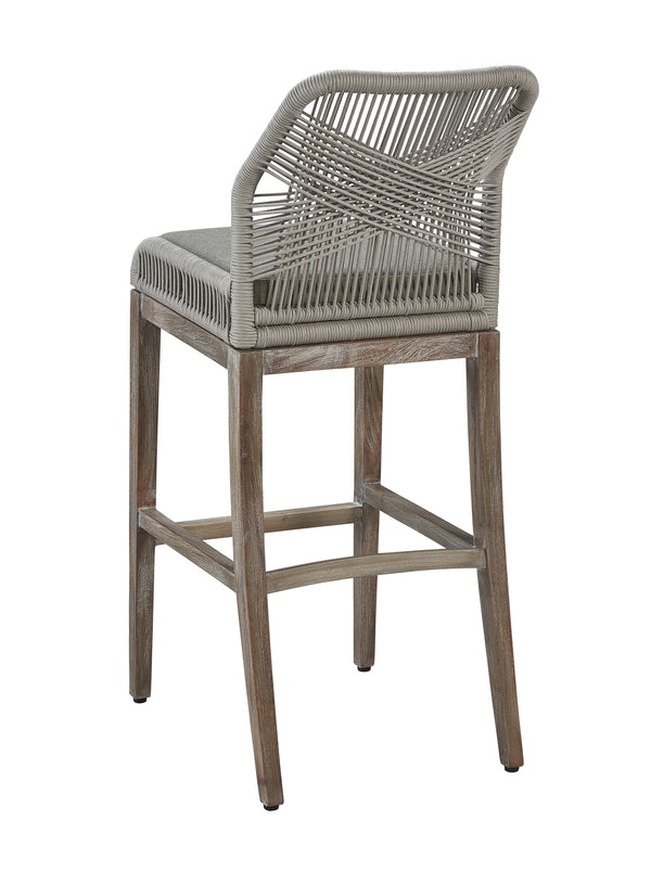 Grey Fiddler Counter Stool