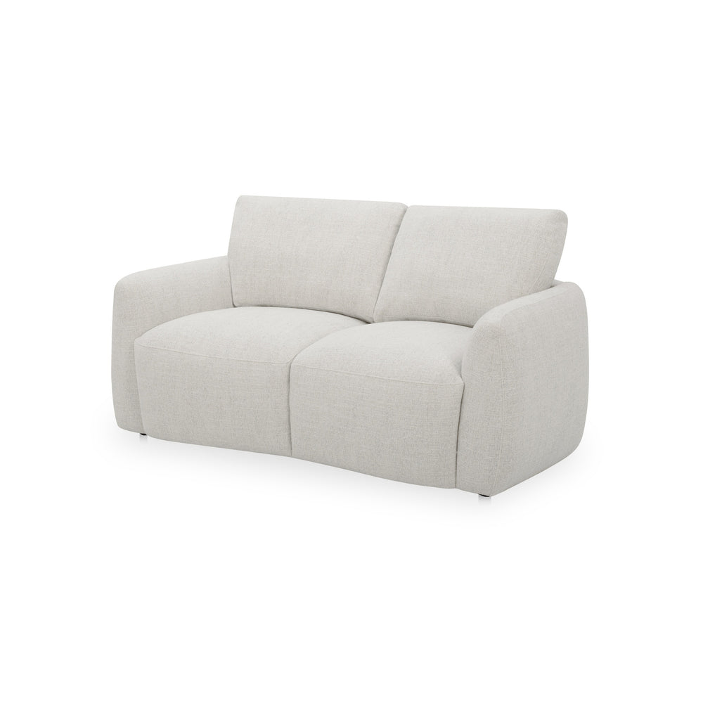 Callie Sofa 68" Flecked Oat, High Back, Angled Arms