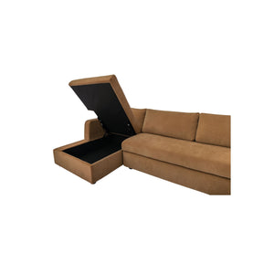 Moe's Burrow Sleeper Sectional with Storage Chaise