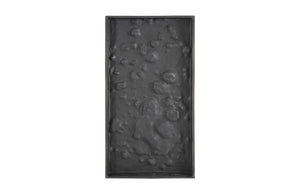 Splotch Wall Art, Rectangle, Bronze Finish