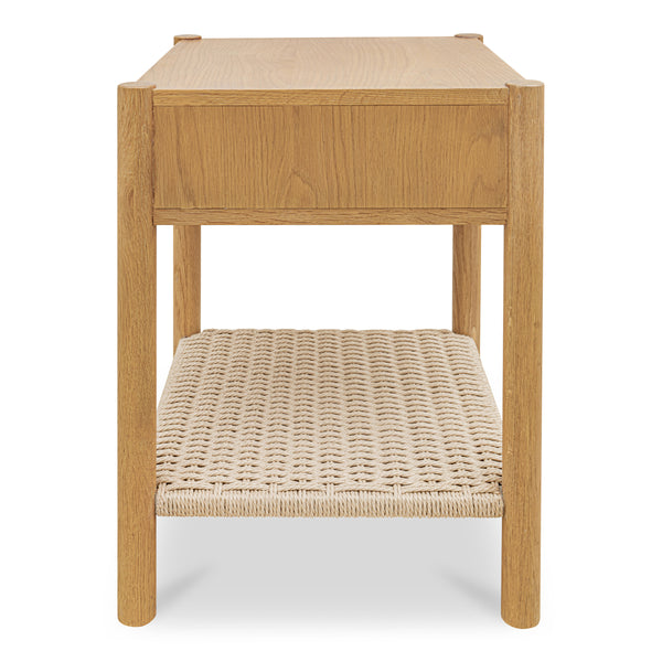 Moe's Millie Nightstand Natural with Drawer