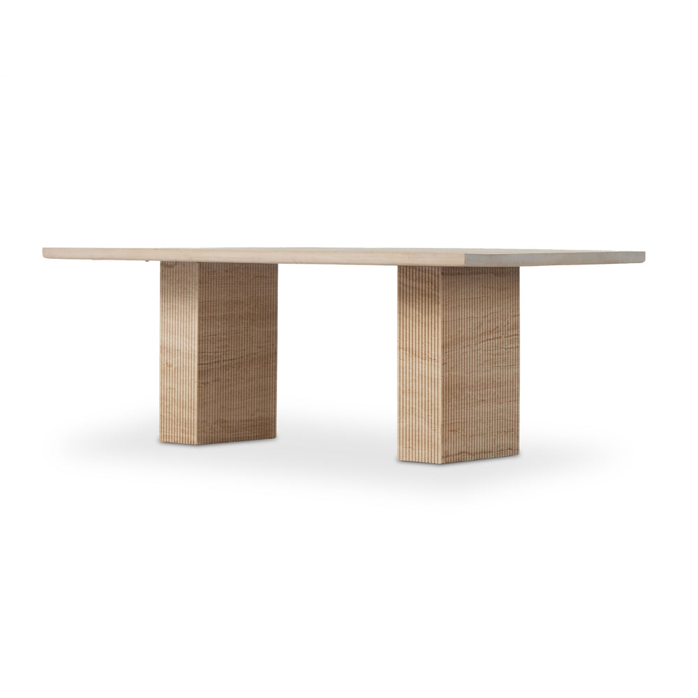 Ritt Dining Table 84" In White Oak