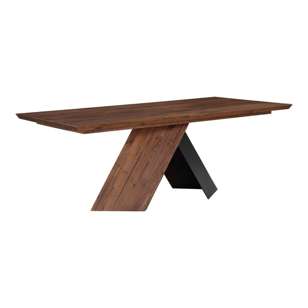 Moe's Axio Dining Table in Brown Walnut