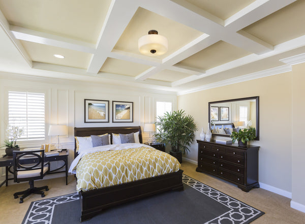 Arlington 3 Light Semi Flush Mount in Matte Black Finish