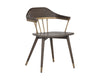 DEMI DINING ARMCHAIR - DISTRESSED BROWN