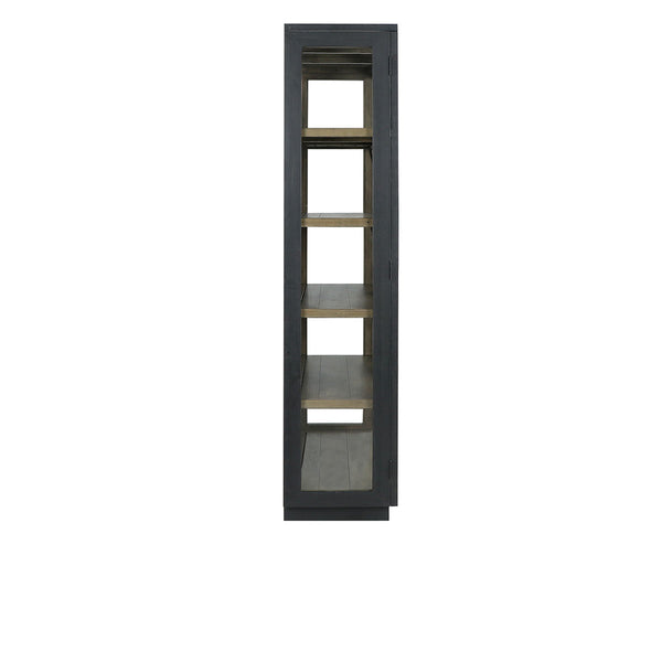 Larson Solid Wood Cabinet with Glass Windows