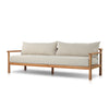 Irvine Outdoor Sofa 96" in Natural Teak
