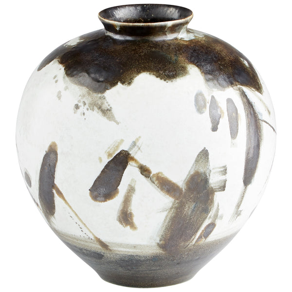 Mod Vase in Black and White