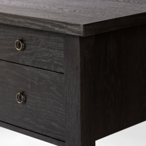 Concord Desk In Charcoal Oak
