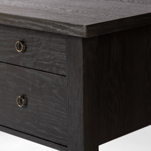 Concord Desk In Charcoal Oak