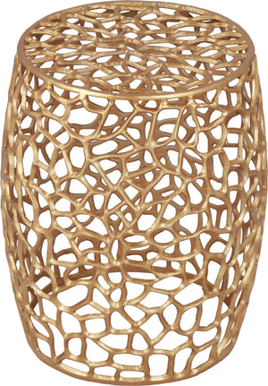 Glen End Table In Gold