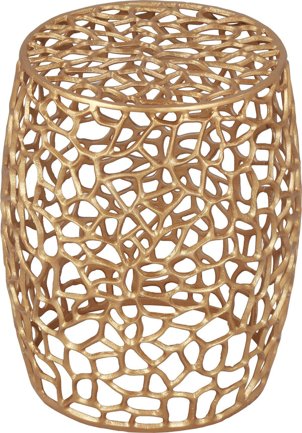 Glen End Table In Gold