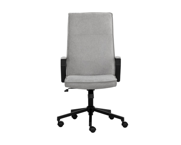 SWANSON OFFICE CHAIR - POLO CLUB STONE / BRAVO METAL