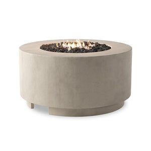 Damian Outdoor Fire Table In Natural Concrete