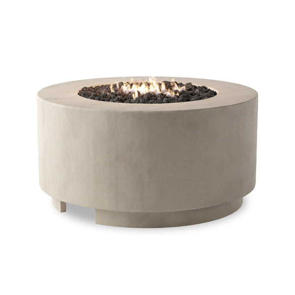 Damian Outdoor Fire Table In Natural Concrete