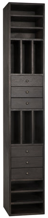 Tubula Bookcase, Ebony Walnut