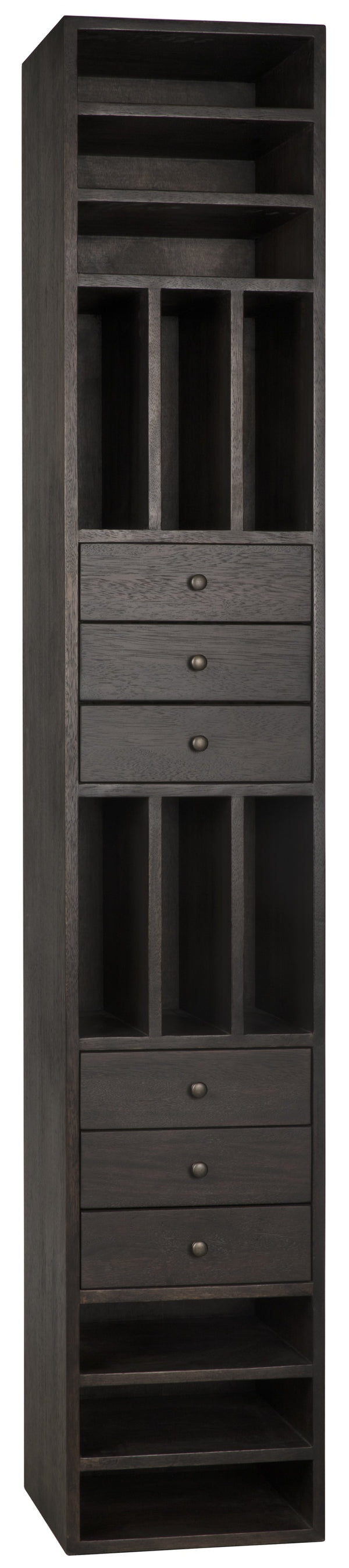 Tubula Bookcase, Ebony Walnut