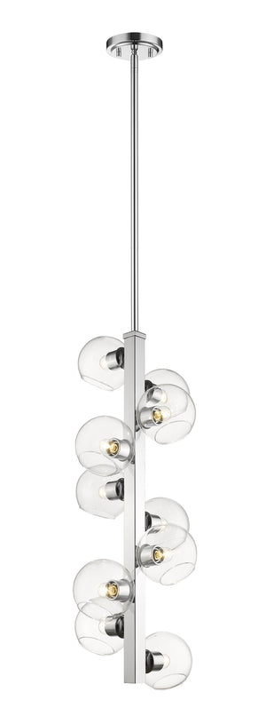 Marquee 10 Light Pendant in Chrome  Finish
