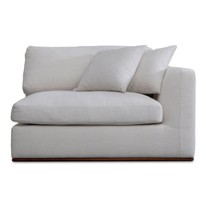 Moe's Rue Right Arm Facing Chair Off White