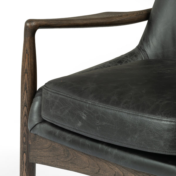 Braden Dining Arm Chair-Durango Smoke