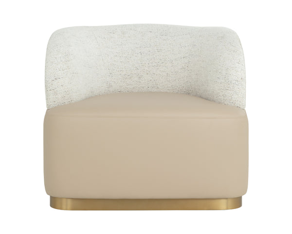 BRINDA SWIVEL LOUNGE CHAIR - NAPA BEIGE / HAILEY MOON