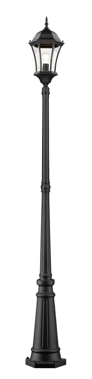 Wakefield Outdoor Post Light in Black Finish