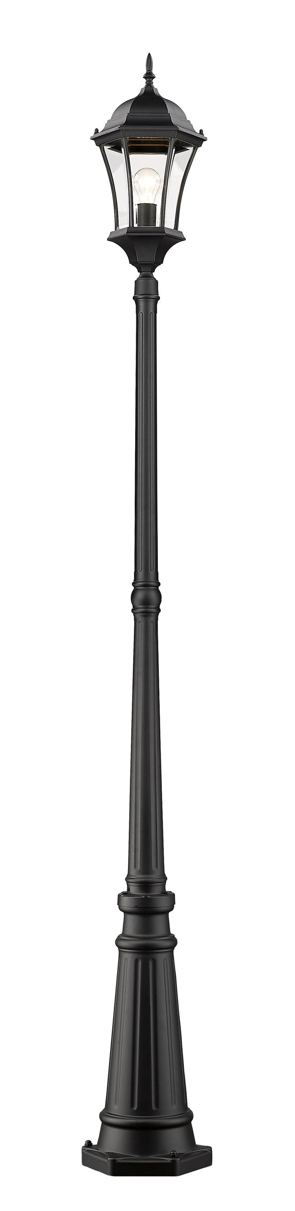 Wakefield Outdoor Post Light in Black Finish