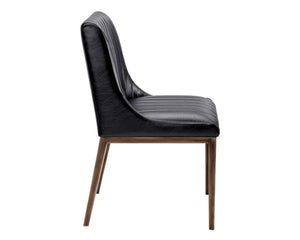 HALDEN DINING CHAIR - RUSTIC BRONZE - VINTAGE BLAC