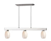 Cobalt 3 Light Billiard Light in Brushed Nickel  Finish