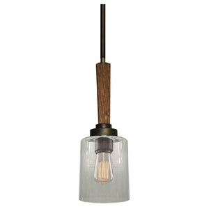 Legno Rustico AC10141BB Pendant in Burnished Brass