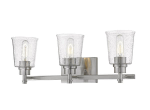 Bohin 3 Light Vanity in Brushed Nickel  Finish