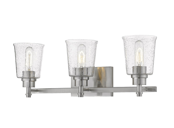 Bohin 3 Light Vanity in Brushed Nickel  Finish