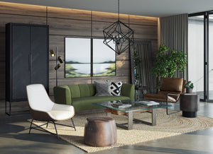 LAKESIDE VIEWS (SET OF 2) - 36" X 48" - BLACK FLOATER FRAME