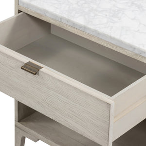 Viggo Nightstand In Vintage White Oak