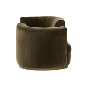 Deandra Tete A Tete Chaise - Surrey Olive