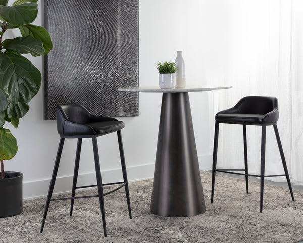 ASTRA BARSTOOL - BLACK - NIGHTFALL BLACK