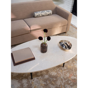 Moe's Winona Coffee Table in Botticino Beige Marble