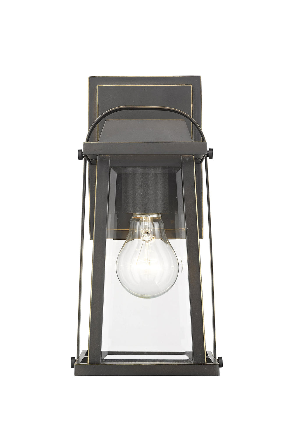 Millworks 1 Light Outdoor Wall Sconce in Oil Rubbed Bronze Finish
