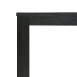 Bedford KD Butterfly Dining Table w/ 20" Ext., Brushed Black 